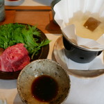 食の円居 なず菜 - 大和牛しゃぶしゃぶ