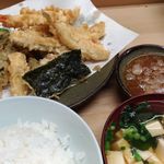 いもや - 天ぷら定食 650円