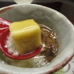 ふな田 - 茶碗蒸しの生麩