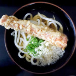 松下製麺所 - かけそのまま+ちくわ天