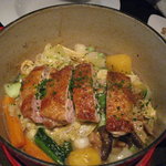 トゥールモンド - イチオシのチキンの煮込みです。