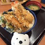 Tendon Tenya - 松茸かき揚げ天丼 Matsutake Mushroom Tempura Bowl at Tendon Tenya, bono Sagami-Ono！♪☆(*^o^*)