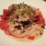 炭焼創作割烹 旬 - 椎茸のクリーム生パスタ
