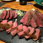 日本酒と創作和食 寿司 真気 - 肉盛り合わせ