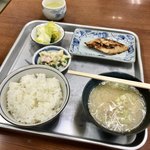 Ichiba Shokudou - 焼魚カジキ定食(\480)・豚汁変更(+\80)