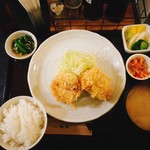 成蔵 - 煌麦豚シャ豚ブリアン２個定食＠3200円