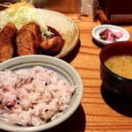 名古屋名物 みそかつ 矢場とん - ひれとんかつ定食　１７２８円