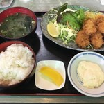 お食事処 淀ヤ - カキフライ定食 950円