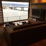 皆美館 - 部屋のソファ