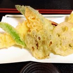 玄鹿 - そば膳の天婦羅♡