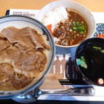 東京牛丼 牛の力 - 満腹セット(牛丼+カレー)