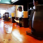 麺屋 高橋 - 2018/1  店舗内観(カウンター席)
