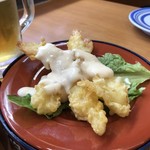 無添くら寿司 - 海老マヨはレモン風味のマヨソースが美味しいかな