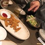 Izakaya Yamaji - ブランドポテト、サラダ