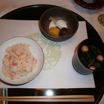 三養荘 - 御飯・味噌汁