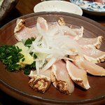 炭火焼と旬のおさかな 菜の花 - 阿波尾鶏のたたき