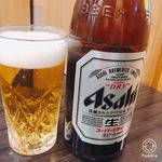 Hitori Yakiniku Misono - 瓶ビールはスーパードライ