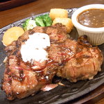 ステーキハンバーグ＆サラダバー けん - けんステーキ　