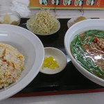 玉隆 - 炒飯定食1000円