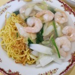中華ハウス チェリオ - 料理写真:エビ入りあんかけやきそば塩 720円