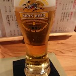 睦月処　穂寿美 - 生ビール