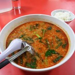 中国家庭料理大連 - 【ランチ 巨大麺】担々麺