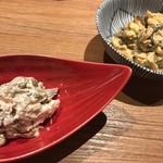 賛否両論 KAKUUCHI - セルフサービスの二品