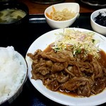 ヒナヤ - 豚のしょうが焼き定食