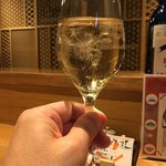 炭と地酒とたしなみワイン Kai本店 醸す - まずはオペレーターで新年を祝おう❣️オレに乾杯〜〜