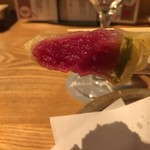 炭と地酒とたしなみワイン Kai本店 醸す - この通り、真紅です❣️甘いのです( ◠‿◠ )