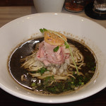 つくばらーめん 鬼者語 - 烏賊墨と煮干（限定②） 800円