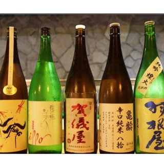 魚と合うお酒が多数