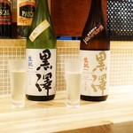 Kamoshimeshikamoshisakekoujiya - 日本酒のラインナップは黒澤のみ