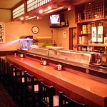 千成 - カウンター席です。