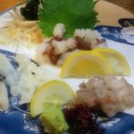 大盛  - 活き蛸のおつくり