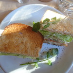 アンドサンドイッチ - 上から見たところ