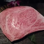 俺の焼肉 - 大判ステーキ！300g、でかい。