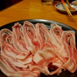 ちゃんこ ごっつ庵 - しゃぶしゃぶ豚肉