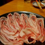 ちゃんこ ごっつ庵 - しゃぶしゃぶ豚肉