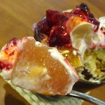 アプランティ - りんごとキャラメルパフェ730円税込