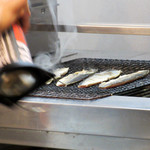 和久 - 秋刀魚の火入れ(2017.11月中旬)