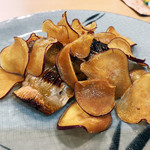 和久 - 5/カマス幽庵焼 鳴門金時のチップ添え