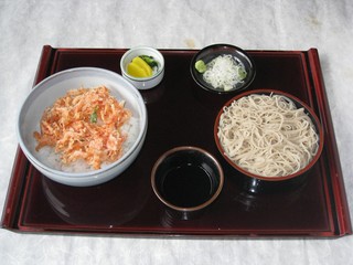 Sakuraebi Chaya - かき揚げ丼セット