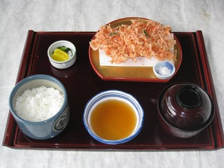 Sakuraebi Chaya - かき揚げ定食
