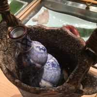 鮨 割烹 福松 三鷹店 - 熱燗はこんな素敵な容器で