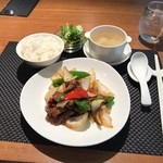 喜記 - 和牛カルビの黒胡椒ソース（９８０円）