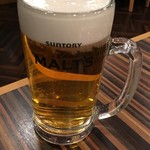 王寿庵 - 生ビール中　390円