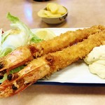 活魚料理 びんび家 - えびフライ