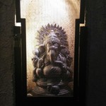 ダバ インディア - 店頭のガネーシャ