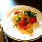 コリス - カンパチのカルパッチョ